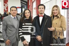 Marco Antonio Pérez, Paola Pérez, Luis Antonio Pérez y Gabriela Fernández