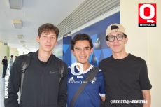 Juan Pablo Hinojosa, Jacob Torres e Isaac Díaz