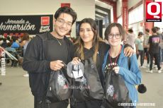 Carlos Rodríguez, Paola Rodríguez y Aurora Castaño