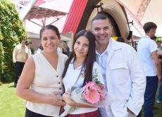 Charo García,  Azul Reynoso y Mario Reynoso
