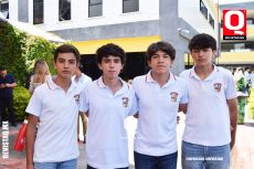 Jorge Hernández,  Adrián Contreras,  Santiago Hernández y Marcelo Medina