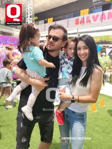 Pollo Rodríguez y familia