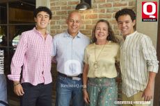 Emiliano Aguilera, Emilio Aguilera, Eleari Nieto y Eugenio Aguilera