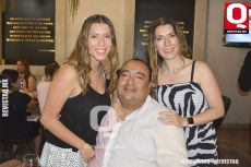 Natalia Rizo, Claudia Rizo y Marcos Pérez