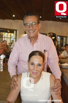 Marco Antonio Bazán y Claudia Wincke