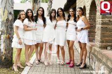 Karla López, Andrea Midori, Daniela Glyka, Regina Álvarez, Natalia Barba, Marisol Coronel y Romina Estrada