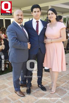 Germán Medina, Anuar Medina y Eréndira Castañeda