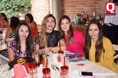 Maribel Angulo, Alina Becerril, Bertha Arredondo y Rebeca Fortoul