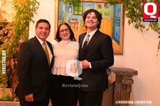 Luis Gerardo Ramírez, Vanessa Hurtado y Luigi Ramírez
