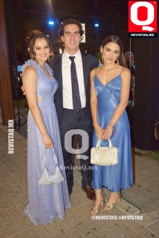 María Inés Nassar, Rodrigo Arroyo y Milena Nassar