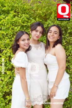 Valentina Alvizo, Isabel Alvarado y Fernanda Castellanos