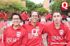 Juan Carlos Anguiano, Alan Telles y Lenin Vilchis