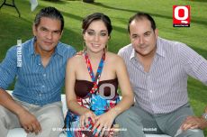Cristian Pons, Beatriz Hernandez y Luis Quesada