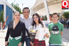Dulce González, Marco Antonio Chimal, Melanie Chimal y Marco Chimal