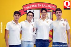 Eugenio Hernández, Luciano Hernández,  Jaime Flores y Aritz Miley