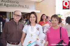 Ramón García, Valeria Magaña y Guadalupe Armendáriz