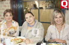 María Rodríguez, Edith González y Anabel Martin