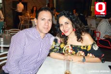 Gerardo González con Alejandra Zamora