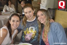 Mariann Hernández, Nahiely García e Irma Becerra