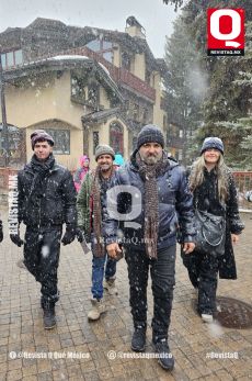 Marcelo Aguirre, Alan Aguirre, Gerardo Aguirre y Thalia Aguirre en VAIL