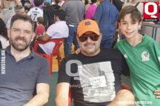 Amador Rodríguez, Luis Bernardo Quezada y Emiliano Quezada