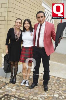 Dulce González, Melanie Chimal y Marco Chimal