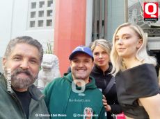 Gerardo Aguirre, Alan Gerardo Aguirre, Thalia Aguirre y Vanessa Kirby