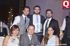 A   Fabian Álvarez, Omar Álvarez, Luis Romero, Patricia Padilla, Jorge Álvarez y Marla Álvarez