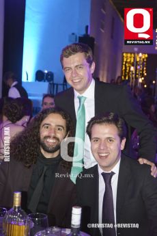 Samuel Anaya, Luis Andrés Velázquez y Diego Mena