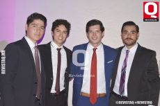 Diego Estrada, Omar Medina, Óscar Rizo y Gonzalo Díaz