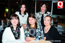 Susana Ramírez, Alejandra Obregón, Silvia Obregón, Tere Zavala y Gloria Frausto