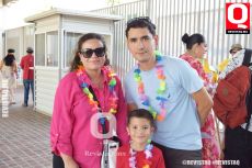 Beatriz Gerardo,  Christian Felix y Christian Felix