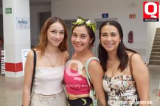 Evelyn Nicasio, Rosario Mendoza y Saily Mendoza