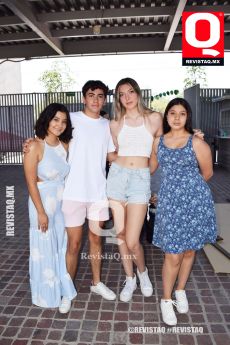 Natalia Peréz Pacheco, Paulo Sanz, Camila Tiselj y Maritza Andrade