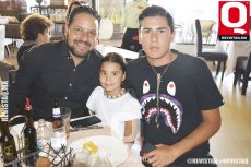 Ray García, Inés García y Santiago García