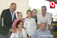 Carlos Braghiroli, Sophia Braghiroli Ascencio, Carlo Braghiroli, Paty Ascencio, Alfredo Ascencio, Paty Origel y Alfredo Ascencio