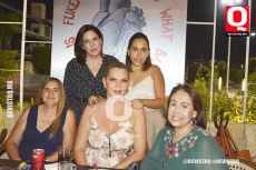 Claudia Hernández, Mónica Lara, Rebeca Andrade, Verónica Hernández y Martha Hernandez