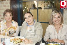 María Rodríguez, Edith González y Anabel Martin