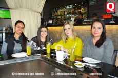 Erika Díaz, Nelly Chávez, Gina Zamudio y Janet Bemishka