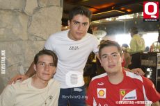 Juan Pablo Labiaga, Juan Germán Garza y Mariano Laborde