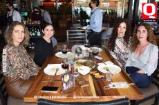 A  Iliana González, Claudia Pérez, Andrea González y Bárbara Villafreal