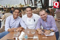 Alejandro Revilla, Cecilio Mares y Óscar González