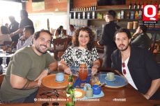 Diego García,  Amparo Ayala y Héctor García