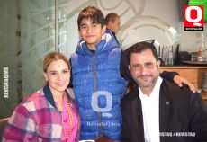 Gabriela Arroniz, Sebastián Tejada y Héctor Tejada