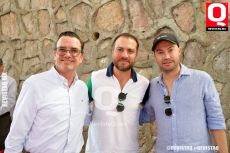Marco Vega, Luis Villanueva e  Ignacio Videgaray