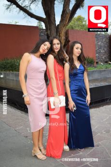 Andrea Murillo, Victoria Alvarado Flores y Estefanía Gallardo