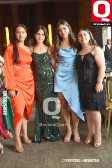 Camila Mata Hernández, Aylin Rocha Olivares, Karol Juárez Méndez y Fabiana Maisto Aviña