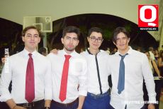 Enrique Flota, Carlos Santiago García Barba, Isaac Loza y Emilio Esquivel
