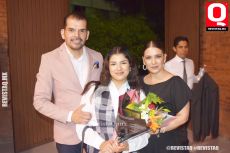 Guillermo Vargas, Luciana Vargas y Leslie Gutiérrez