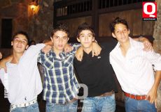 Fabián Hernández, Hugo Aranda, Lalo Vázquez y José Luis Sánchez